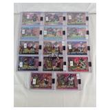 Lot of 14 Dino-Might 1/1 Football Cards