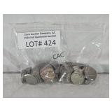 Roll of 40 Assorted Buffalo Nickels
