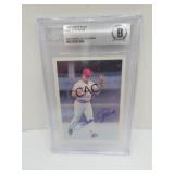 1985 Topps Pete Rose Autographed Card Beckett