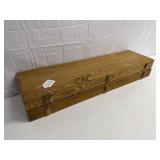 Lot of 2 Wooden Hard Rifle Cases