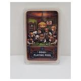 Dogs Playing Pool 5oz Colorized Copper Bar