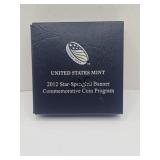 2012 US Mint Star Spangled Banner Proof Silver Dol