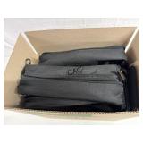 Box Lot of Assorted Zippered Pistol Cases