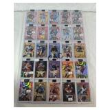 Lot of 25 Football Rookie and Stars 1/1 Cards