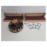 Lot of Wooden Gun Stands
