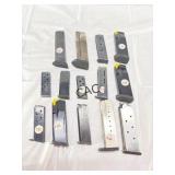 Box Lot of 14 Assorted Pistol Magazines