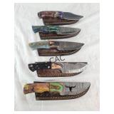 NEW Damascus Knife w/Sheath