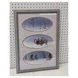 3pc Buffalo/Indian Artwork by Jim Horton