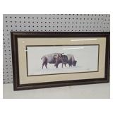 Pair of Buffaloes by Jim Horton