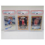 Lot of 3 PSA 10 Basketball Cards