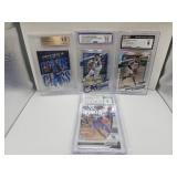 Lot of 4 Assorted Basketball Graded Cards