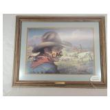 Windberg "Riding Herd" Framed Print