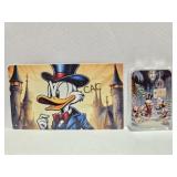 Scrooge McDuck 1oz Colorized Silver Bar w/COA