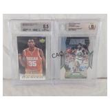 Robert Parish Autograph and Kevin Durant Rookie