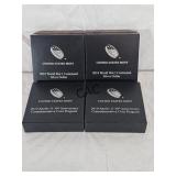 Lot of 4 US Mint Silver Boxed Sets