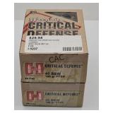 20rds Hornady Critical Defense 40S&W 165gr FTX