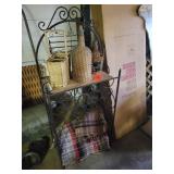 Wine rack and contents