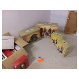 Collectible porcelain nativity set