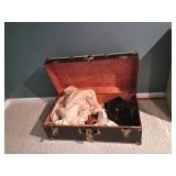 Chest of vintage clothes