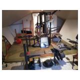 Contents of weight room