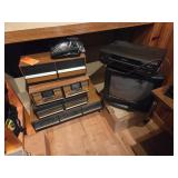 VCR storage with tapes