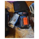 Corded drill and contents