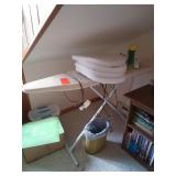 Ironing board and contents