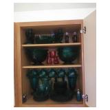 Colored glass dishware