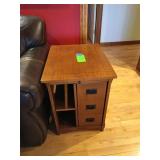 Wooden end table