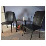 2 Chairs & End Table