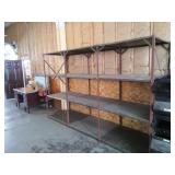 Metal shelving
