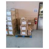 Pallet of lampshade covers