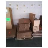 Pallet of shipping supplies