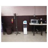 Break Room- water cooler, microwave, table