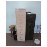 (2) file cabinets