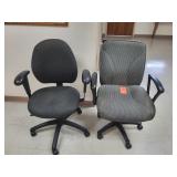 2 office chairs
