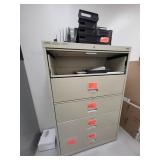 File cabinet and contents