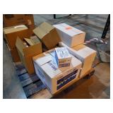 Assorted cleaning pads, sanitizing tablets