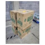 Vented hinged lid container