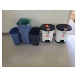 Trash cans
