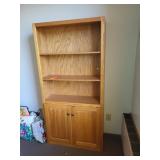 Wood book shelf