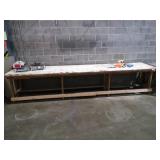 Wooden work benches