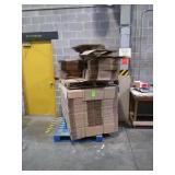Pallets of boxes