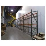 Pallet racking row