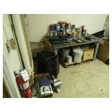 Metal work bench