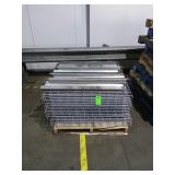 Pallet shelving racks and cross members