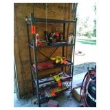 Metal shelving