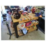 Wooden workbench