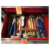 Assorted hammers