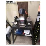 Bench grinder and stand